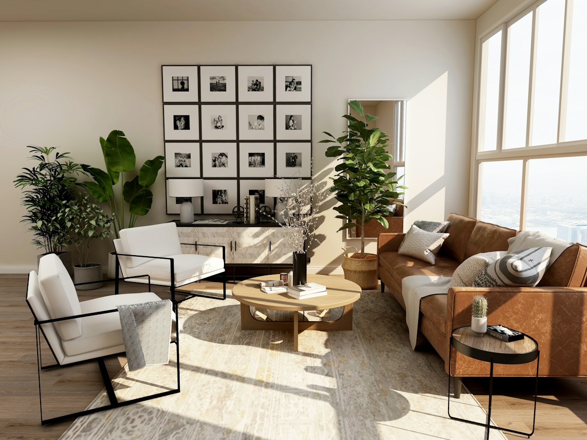 Illustrative comfortable California home